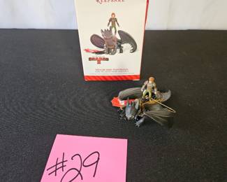 Item #29 Hiccup & Toothless Ornament $30
