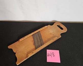 Item #48 Antique Style Vegetable/Kraut Slicer $20