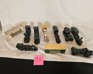 Item #93 Avon Train Lot, some pieces may be missing/broken $7