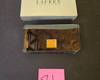 Item #81 "Lauren" by Ralph Lauren Black Clutch $30