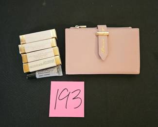 Item #193 pink wallet and cream eyeshadow (same color) $8