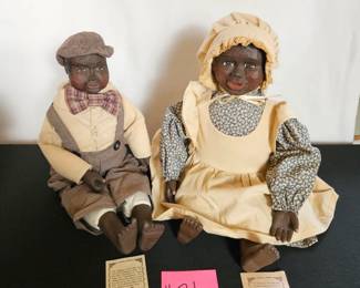 Item #36 Maynard Arnett's Country Store Primitive Dolls $180