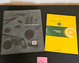 Item #2 John Deere Manuals $8