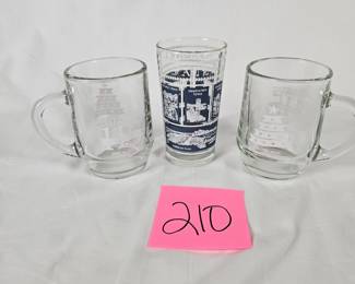 Item #210 Walnut Room Mugs and Niagra Tumbler $5