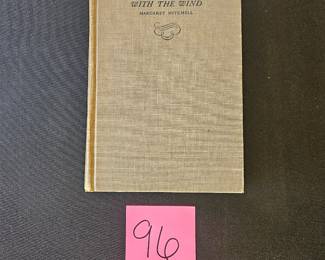 Item #96 Gone with the Wind 1936 First Edition $35