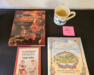 Item #95 Tasha Tudor Books w a Crawford Barn Mug $20