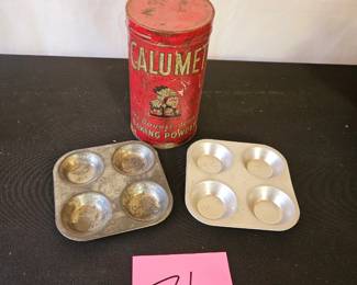 Item #71 Baking Brand Tin and 2 Small Trays $7