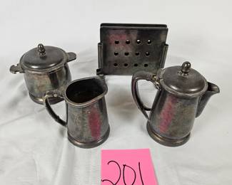 Item #201 Railroad Soldered Silver Lot $150