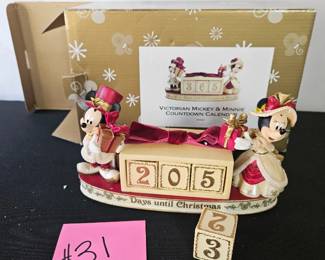 Item #31 Mickey & Minnie Christmas Countdown $50