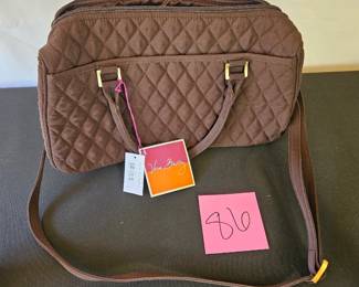 Item #86 Vera Bradley Boston Bag Espresso $30