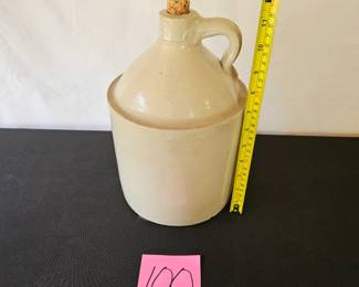 Item #100 Stoneware Jug $20