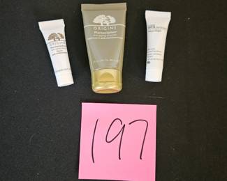 Item #197 Travel size facial care (as is, not sure of an expiration date) $3
