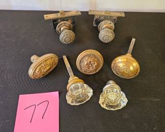Item #77 Asst Door Knobs $40 