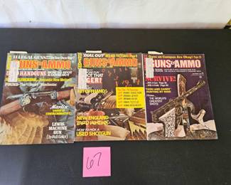 Item #67 Vintage Guns & Ammo magazines $7