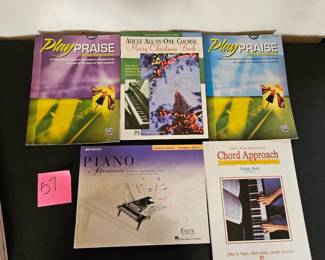 Item #57 Lot of 5 Music Books $5