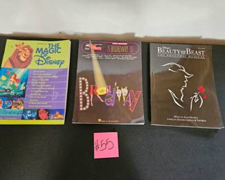 Item #55 Lot of 3 Music Books Including Disney $10