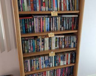 Paperback books, mostly science fiction & fantasy