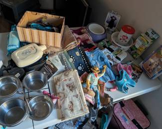 dog costume, leashes, harnesses, bowls, sweaters