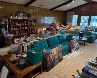 Custom frames, vintage furniture, art work, desks, lines, much more