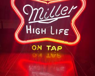 Miller high life neon sign it works 
