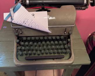 Vintage typewriter