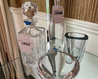 Tiffany & Co Square Crystal Decanter, Tiffany MCM Decanter 