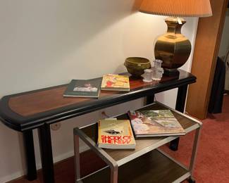 Hallway Table, Decorative Lamp 