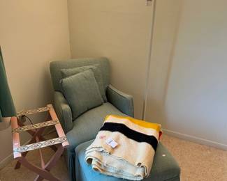 Chair and Ottoman 