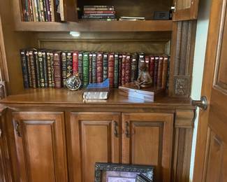 Leather bound books