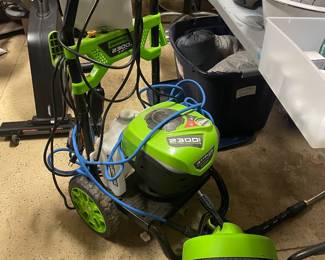 Green works 2300 psi power washer