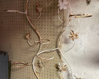 Wall Mounted Cast Iron Floral Plant Holders