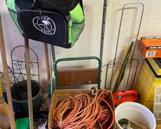 Assorted Garage Contents (Hand Tools, Chemicals, Yard Tools, Cleaning Solutions, Misc. Parts & Pieces, Etc.)