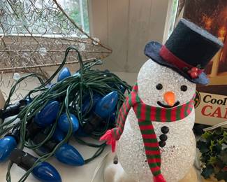 Vintage Avon Ligh-Up Snowman