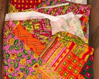 FABULOUS Vintage Printed Fabric