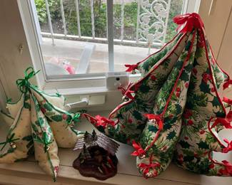 Vintage Handmade Plush Tree Decor