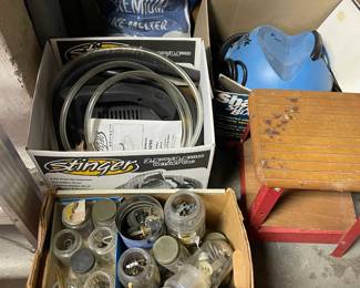 Assorted Garage Contents (Hand Tools, Chemicals, Yard Tools, Cleaning Solutions, Misc. Parts & Pieces, Etc.)
