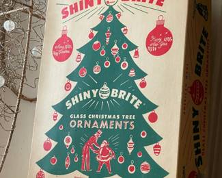 Vintage Shiny Brite Ornament Box
