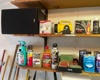 Assorted Garage Contents (Hand Tools, Chemicals, Yard Tools, Cleaning Solutions, Misc. Parts & Pieces, Etc.)