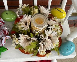 Floral Candle Centerpiece