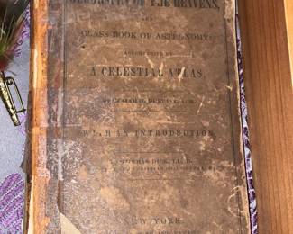 Antique Celestial Atlas Book