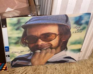Vintage Elton John Record Album