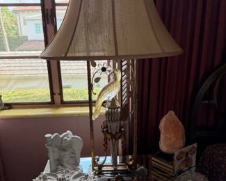 Pair of Table Lamp Attributed to Maison Baguès 