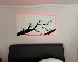 This cool picture actually glows!