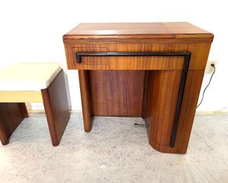 Art Deco sewing cabinet