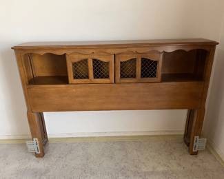 Full size maple headboard