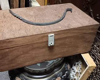 Wooden Boxes and small tables