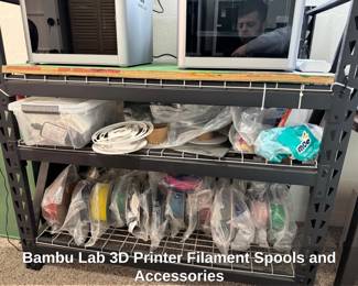 Bambu Lab D Printer Filament Spools and Accessories