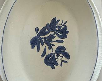 Pfaltzgraff Yorktowne Blue Floral Plate