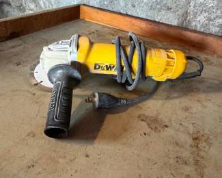 DEWALT DWEN  or in. Amps Corded Small Angle Grinder with Diamond Blade