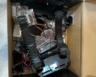 DFRobot Black Gladiator Tracked Robot Chassis Kit